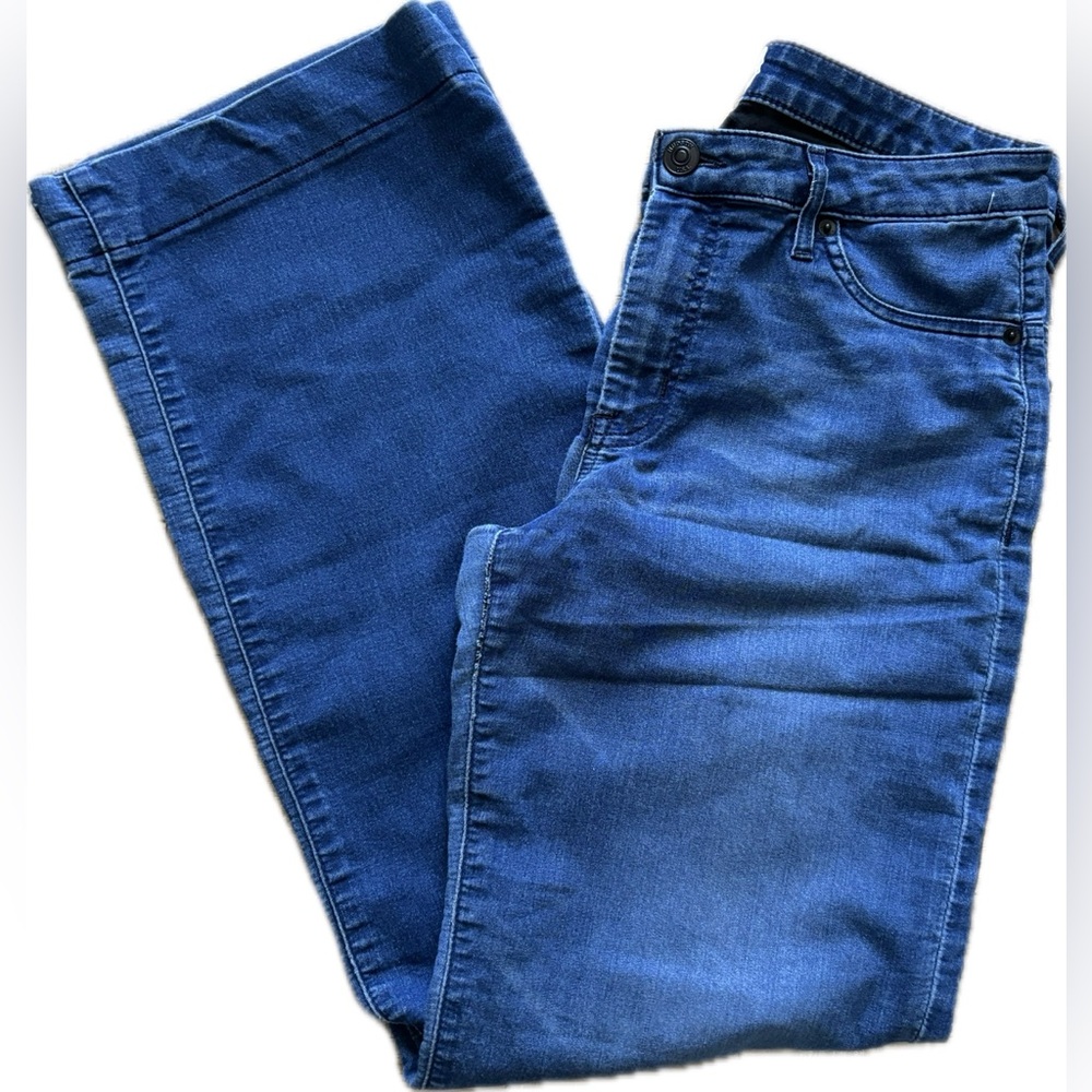 Hudson Jeans Women's Blue Flare Wide Leg Jeans